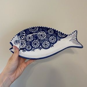 Almafi Coast Ceramic Fish Dish
